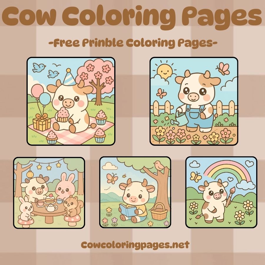 Cow coloring pages coloring pages from sweet everyday moments