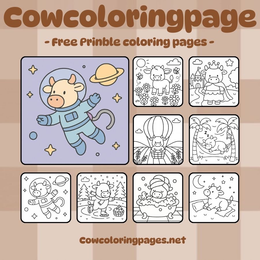 Astronaut Cows and Everyday Cozy and Fun Moments